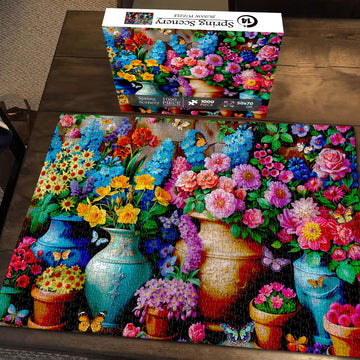 Puzzle de jigs scie de printemps 1000 pièces